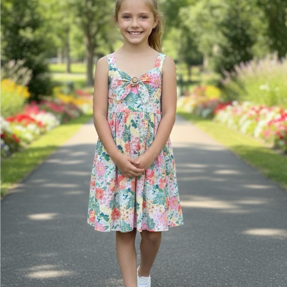 Floral Kids Dress